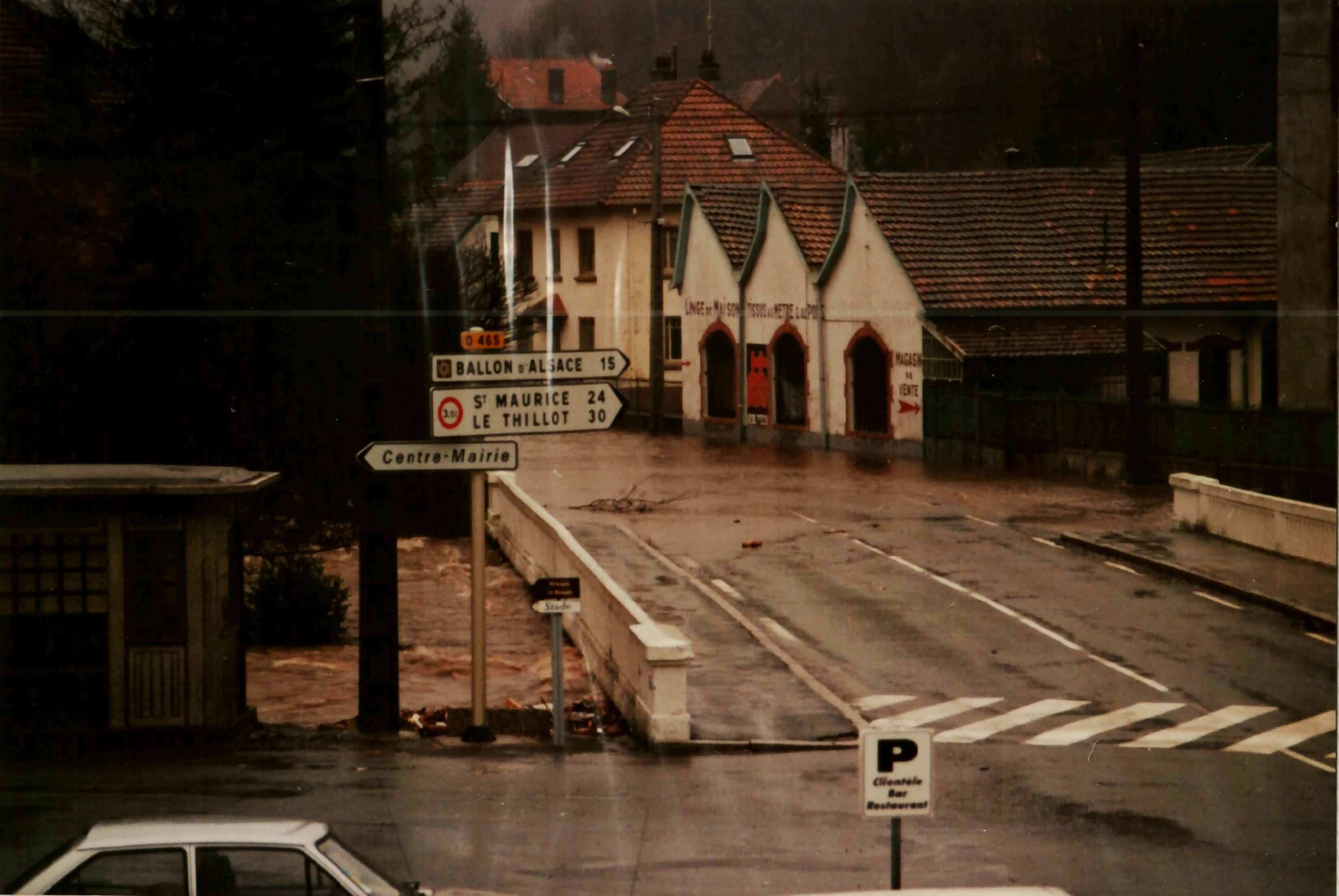 Les inondation de 1990